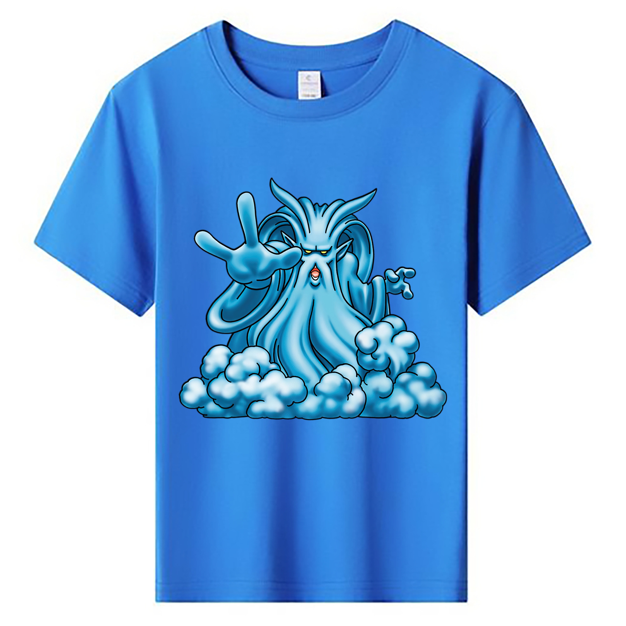 （画像用） ドラゴンクエスト Doragon Kuesuto Dragon Quest 綿100％キッズTシャツ（フロントプリント）